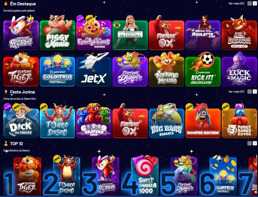 Galera Bet Casino – Jogue os Melhores Jogos Online